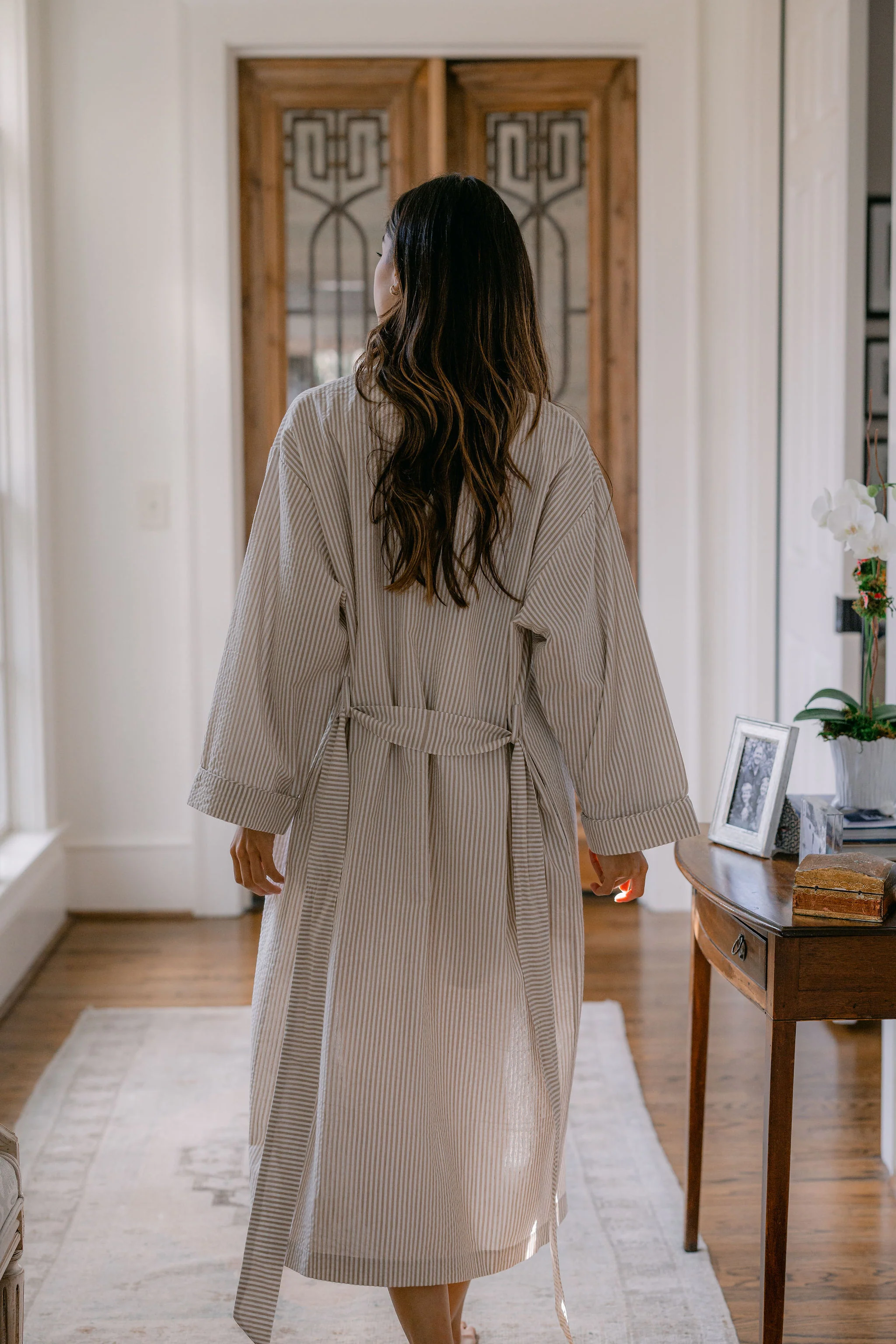 SEERSUCKER UNISEX ROBE - Image 15