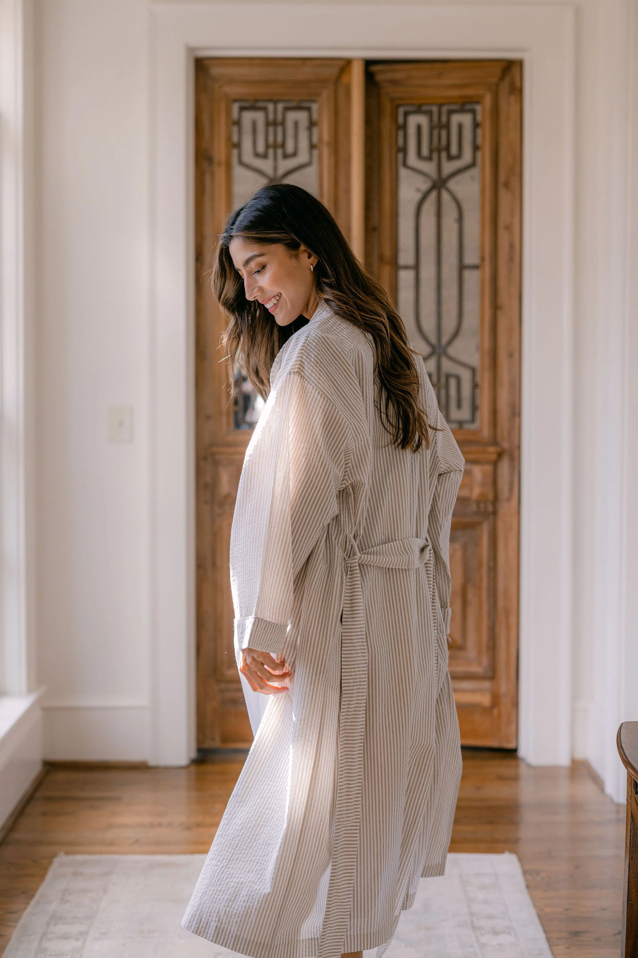 SEERSUCKER UNISEX ROBE - Image 17