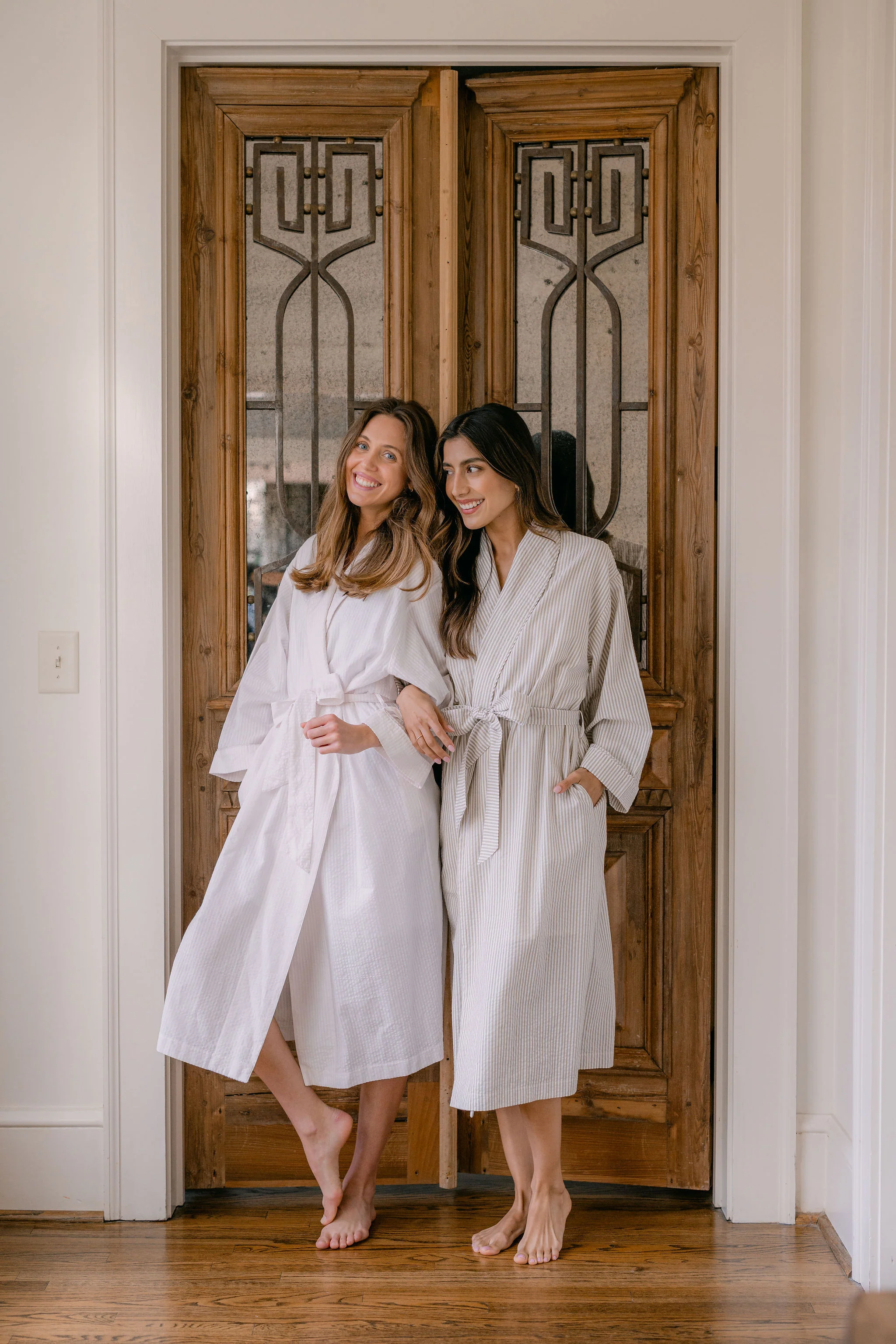 SEERSUCKER UNISEX ROBE - Image 19