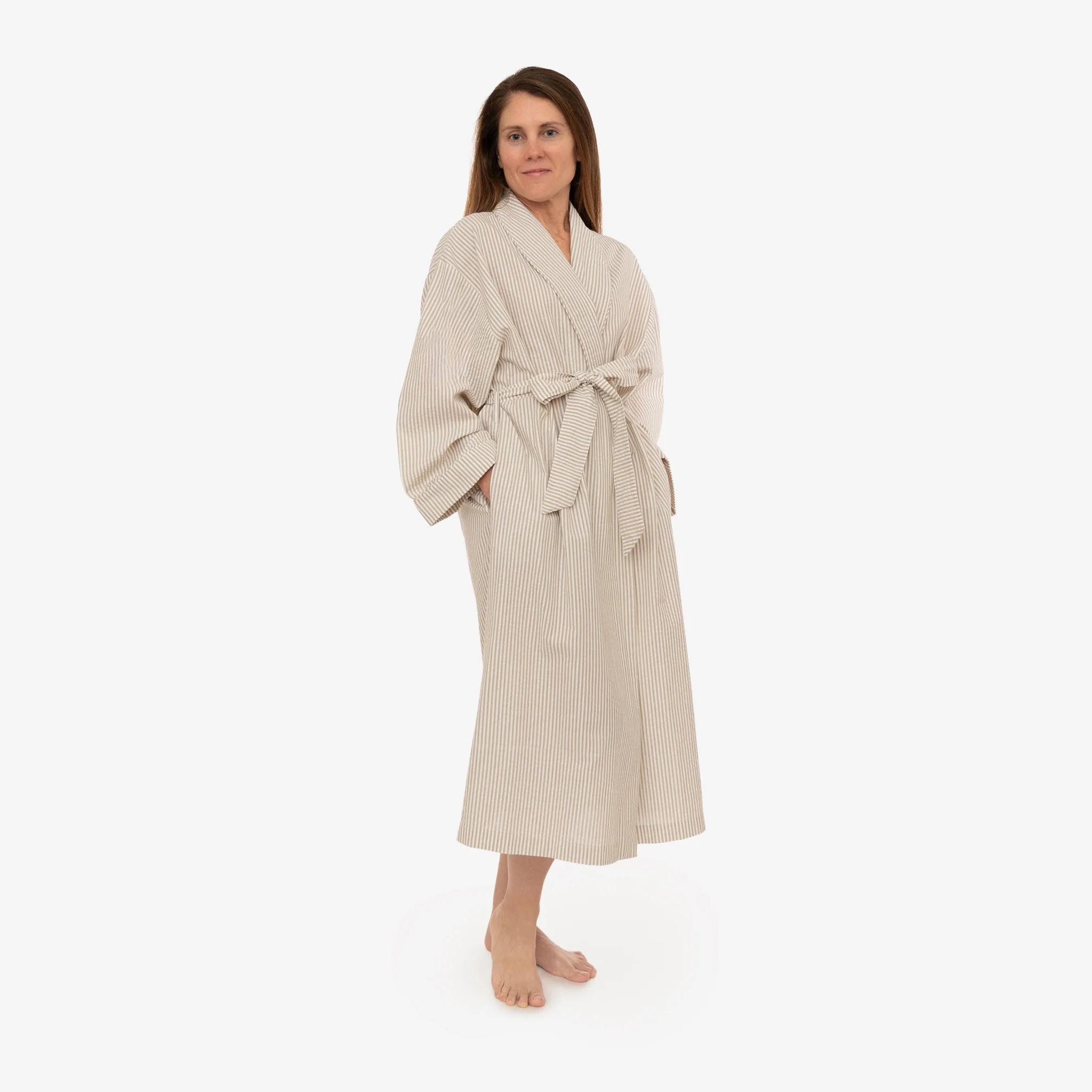 SEERSUCKER UNISEX ROBE - Image 27