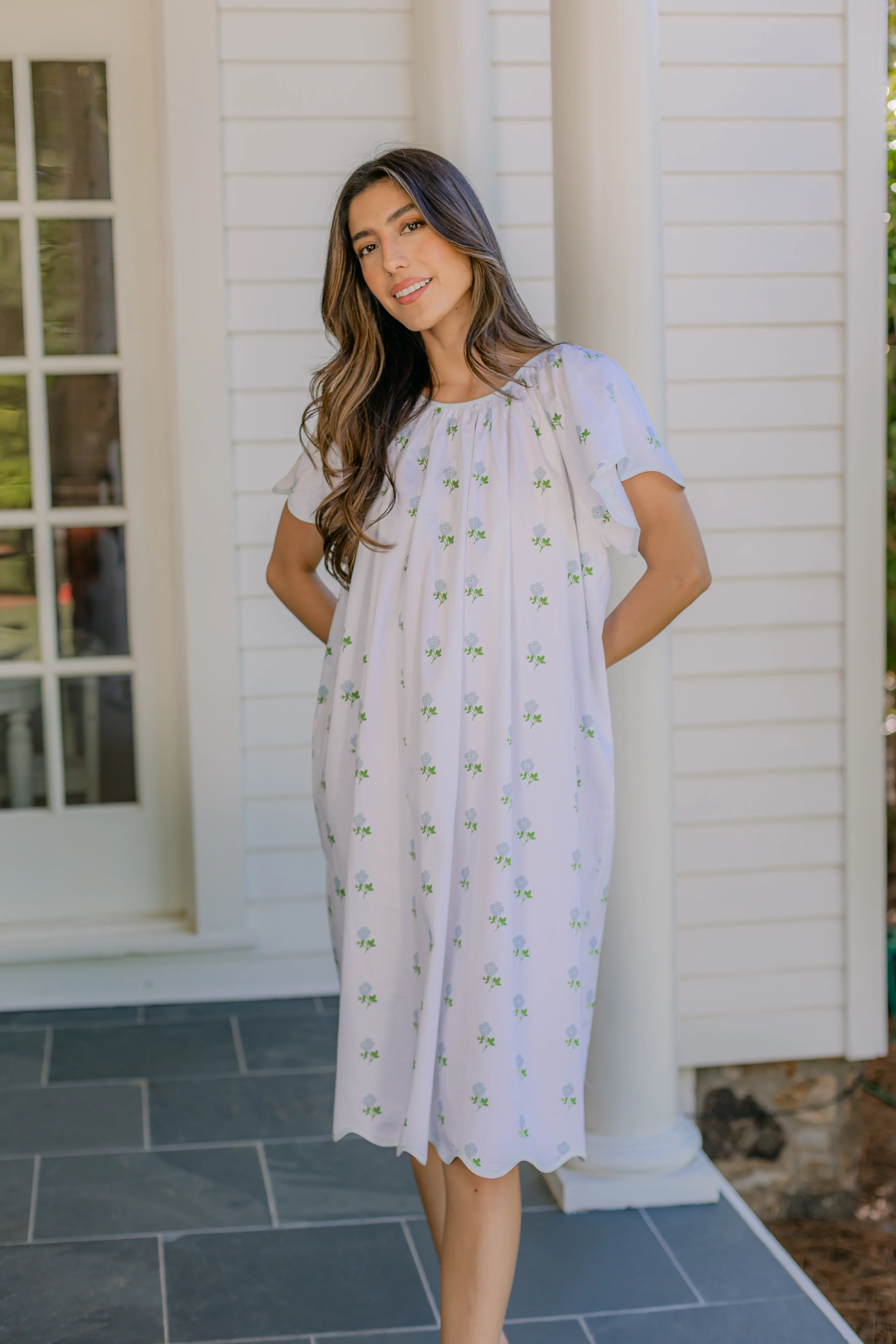 VANDY SCALLOPED  NIGHTGOWN - Image 10