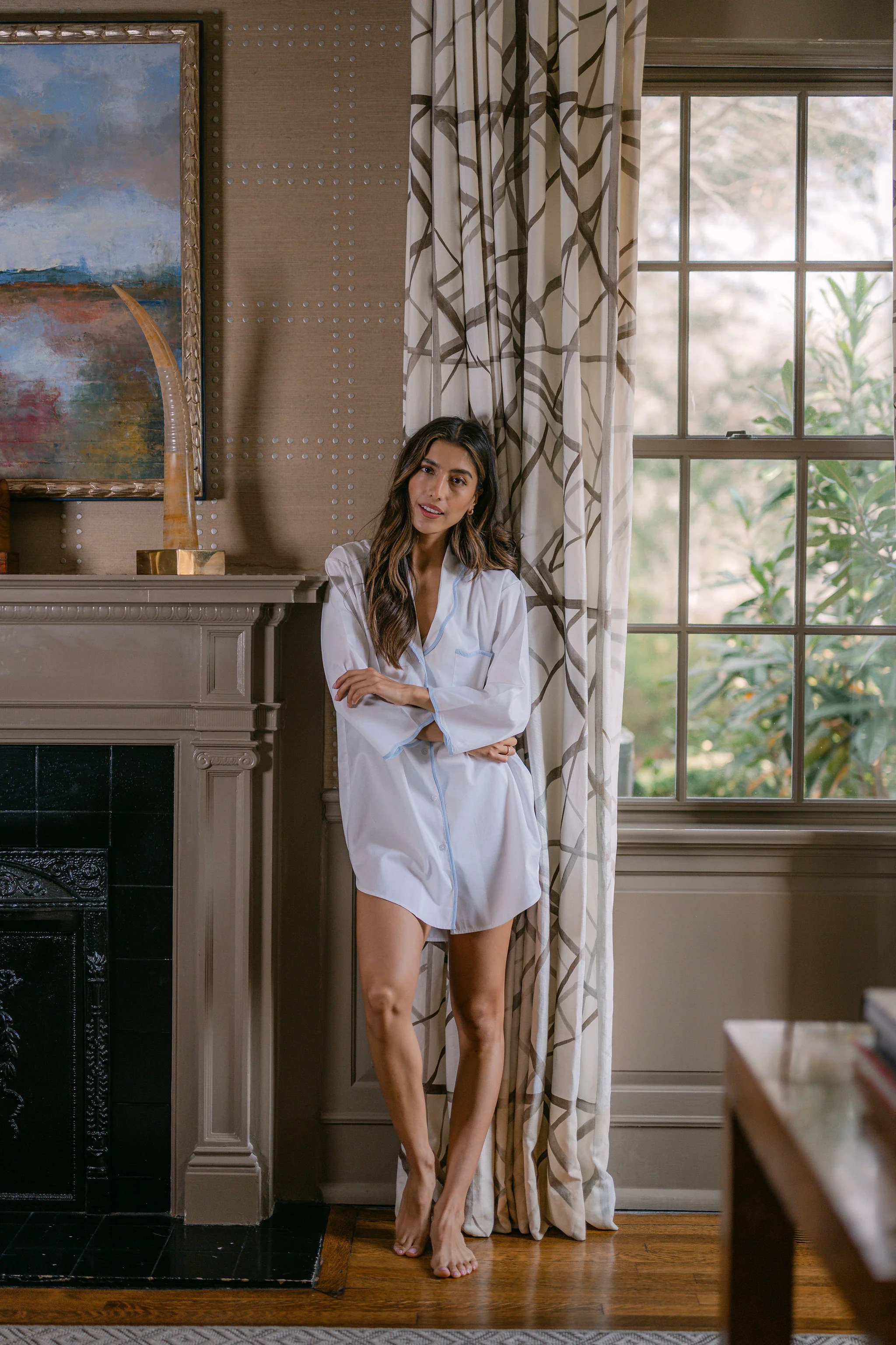 VANDY SCALLOPED NIGHTSHIRT - Image 3