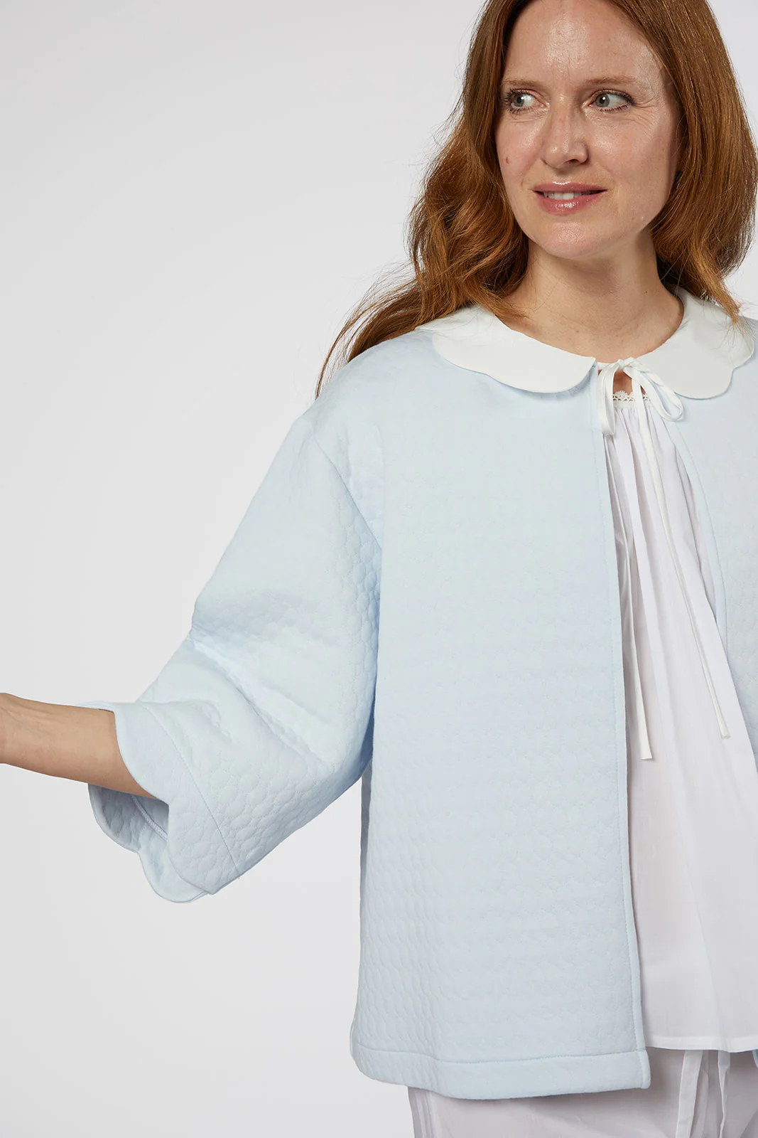 VIVIAN COTTON BEDJACKET - Image 4