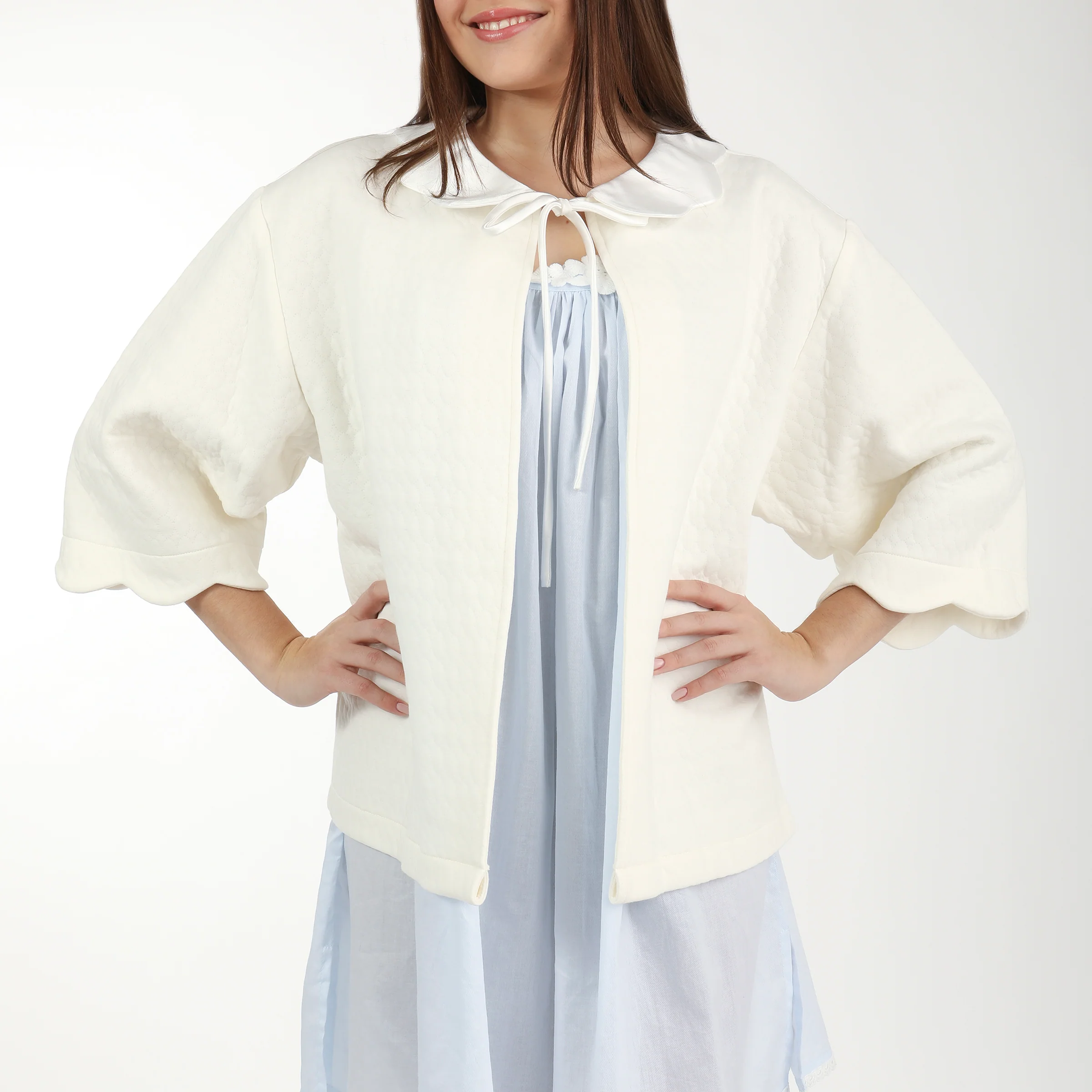 VIVIAN COTTON BEDJACKET - Image 7