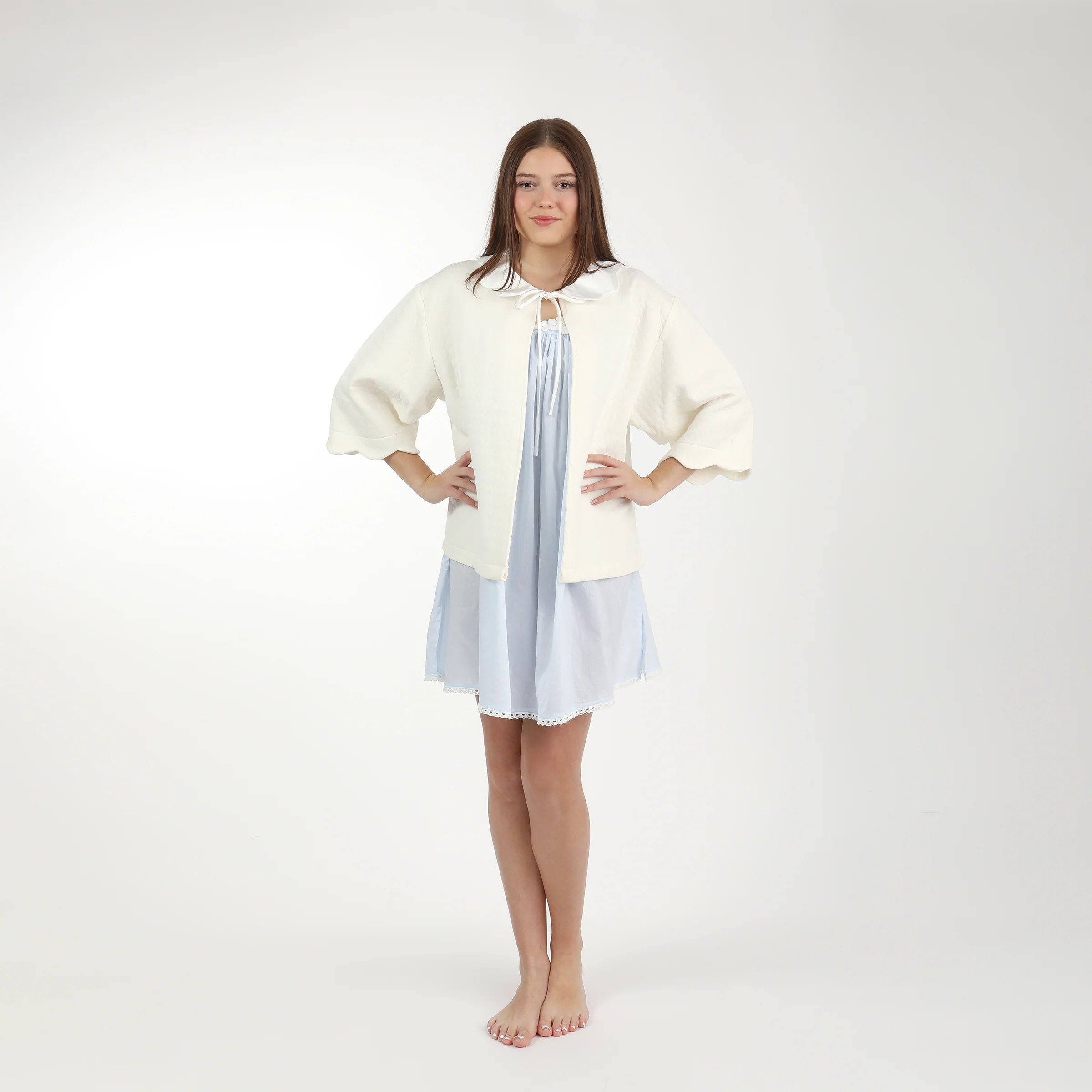 VIVIAN COTTON BEDJACKET - Image 8