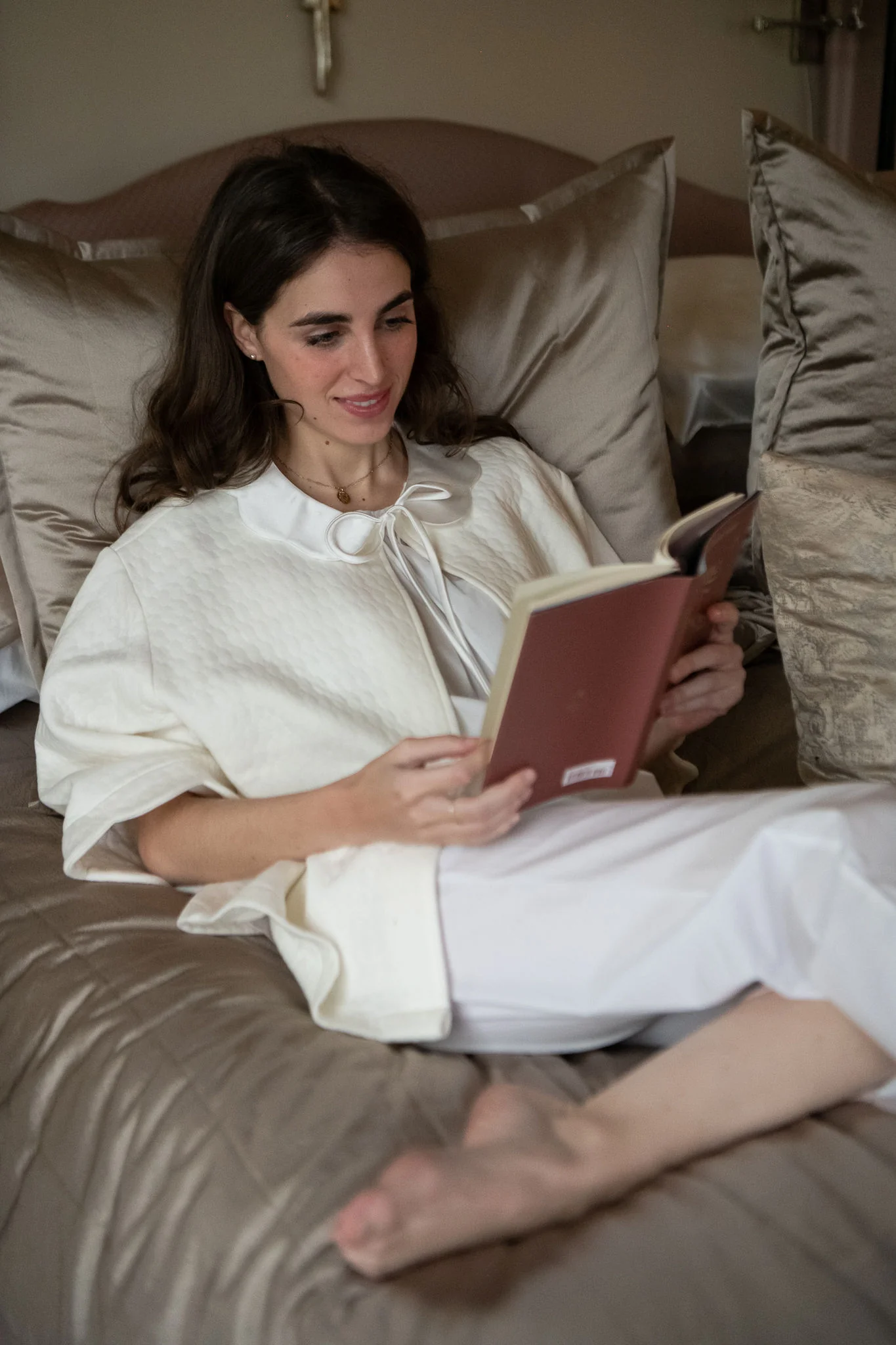 VIVIAN COTTON BEDJACKET - Image 9