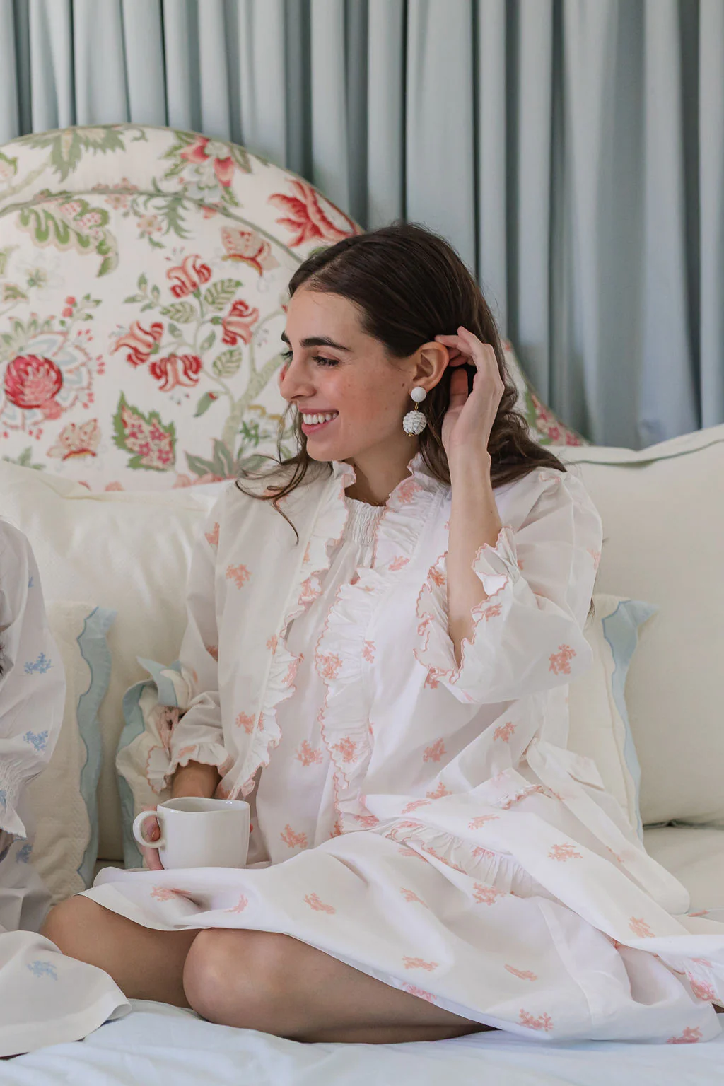 NANCY COTTON EMBROIDERED NIGHTGOWN - Image 8